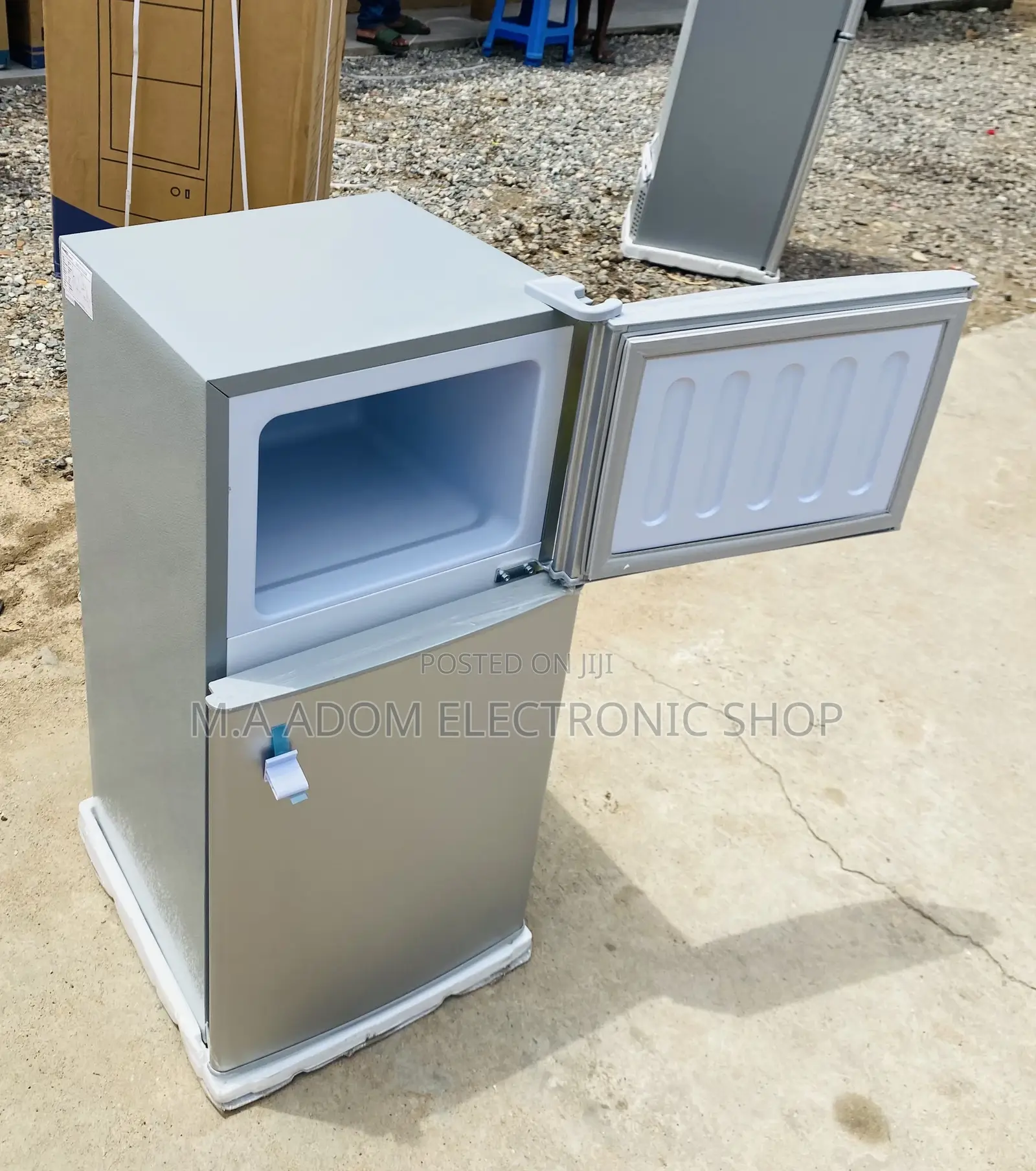 Purchase Durable 86ltrs Nasco 2 Door Table Top Fridge.