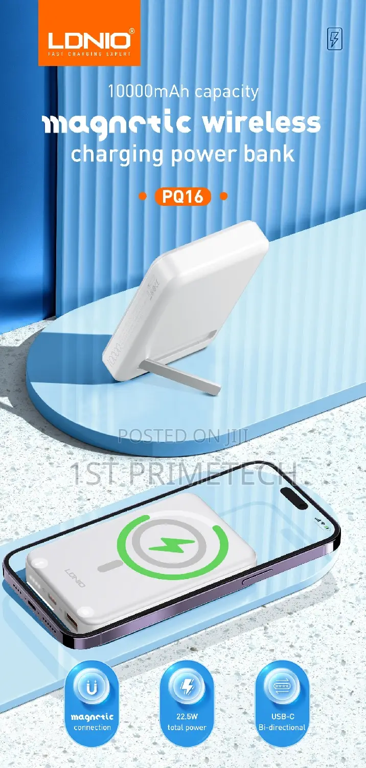 Ldnio Magnetic Wireless Charging Power Bank