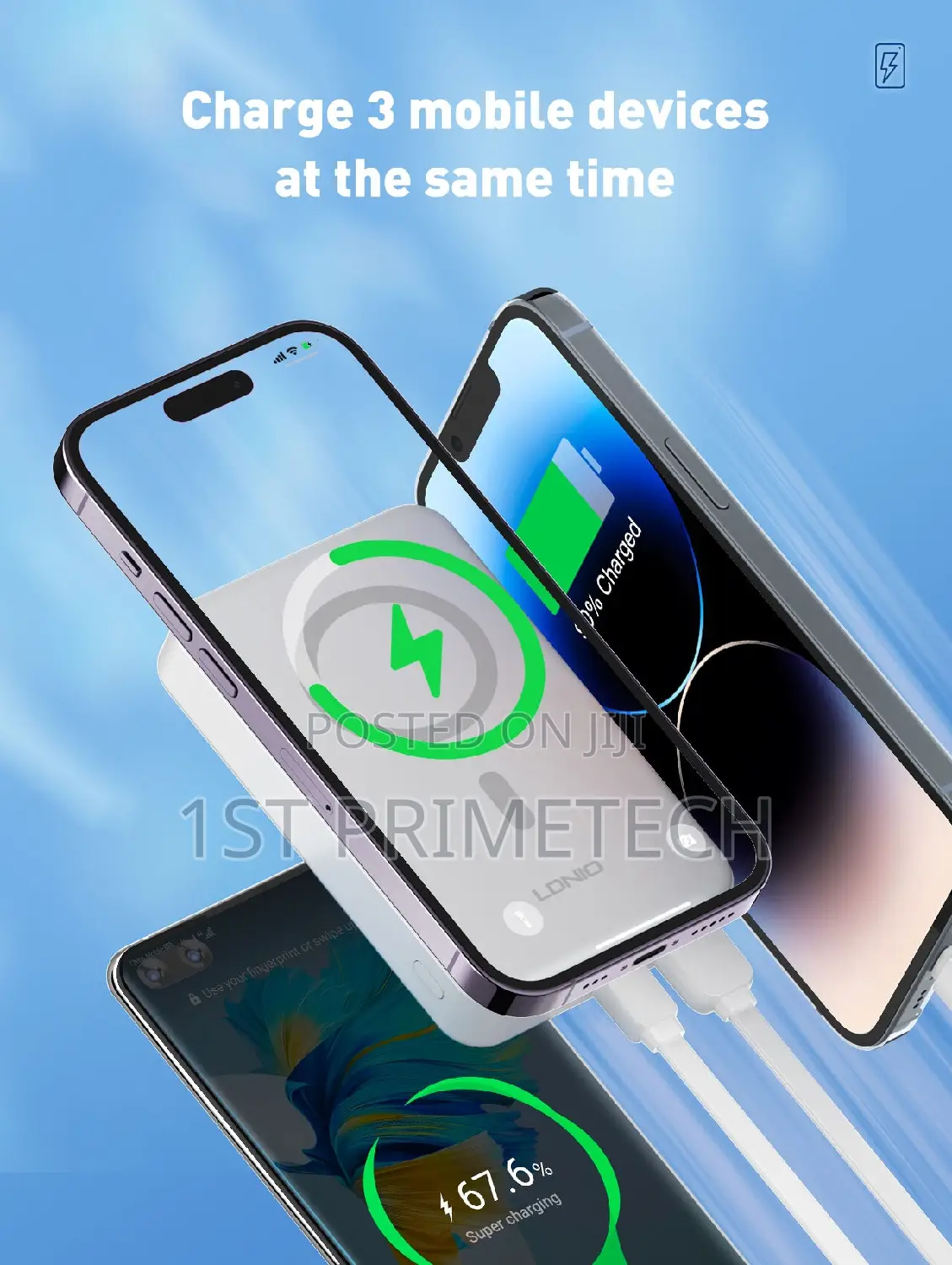 Ldnio Magnetic Wireless Charging Power Bank