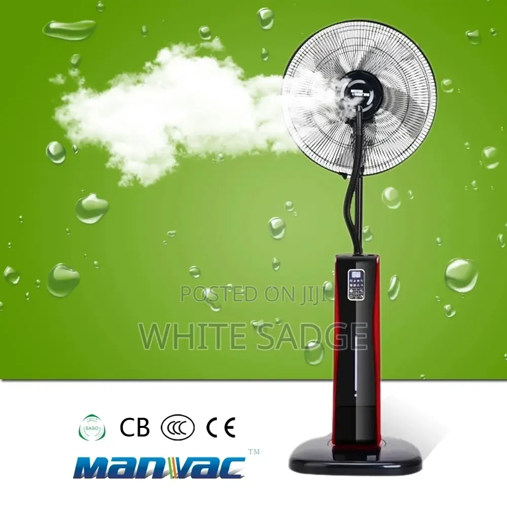 Water Rechargeable Mist Fan With Remote Controller