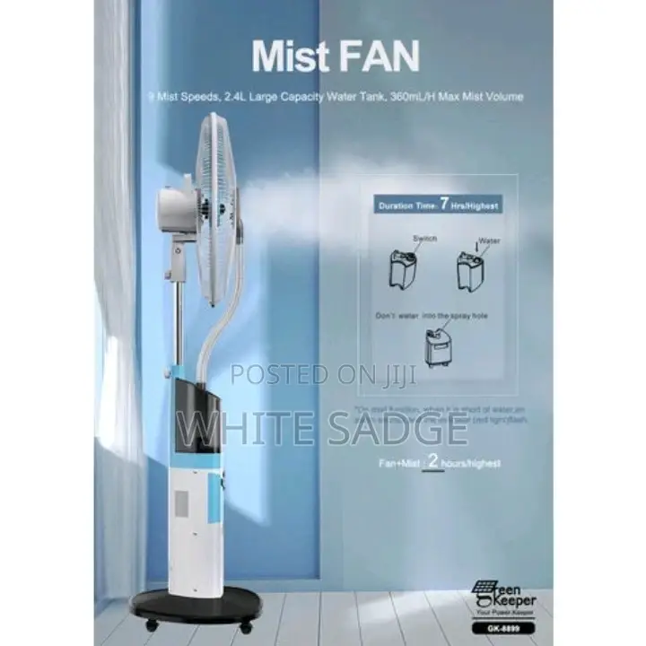 Vip Water Mist Rechargeable Fan