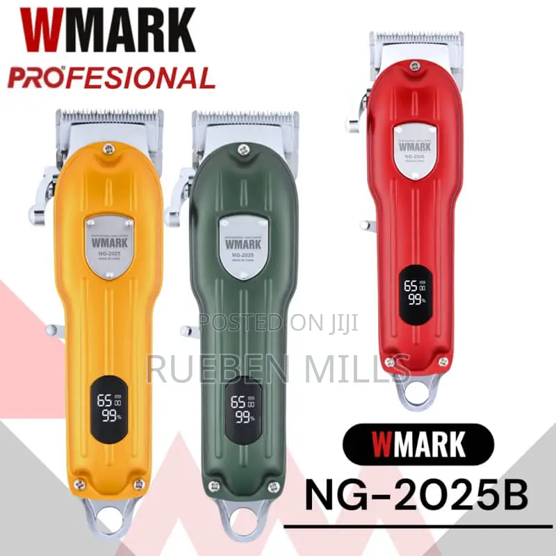 Full Metal Body Wmark NG-2025B Cordless Hair Clipper