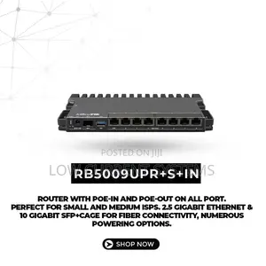 Mikrotik Rb5009ur+S+In 1gb Ram Router Board