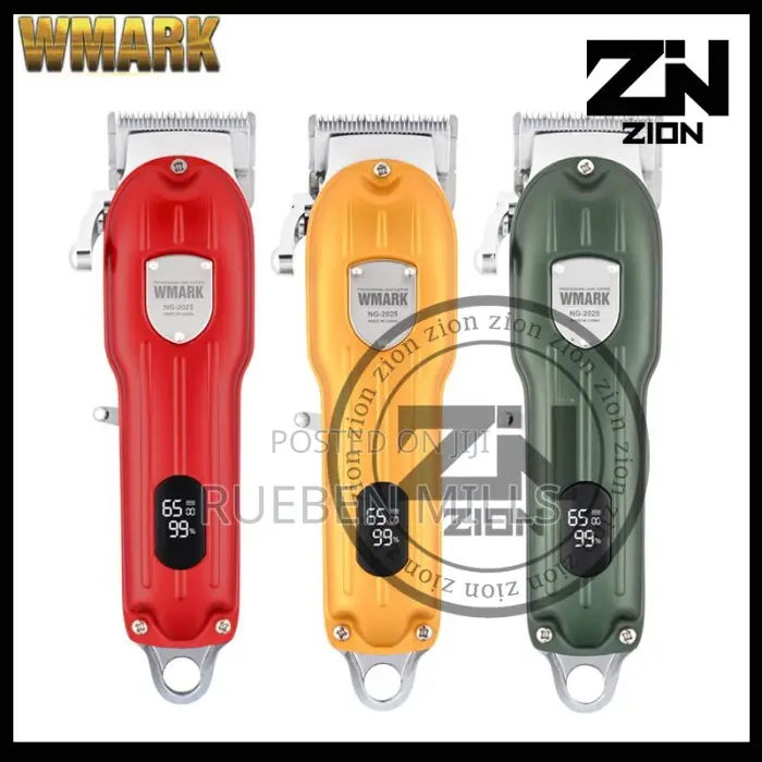 Wmark NG-2025B Elite Barbers Cordless All Metal Hair Clipper