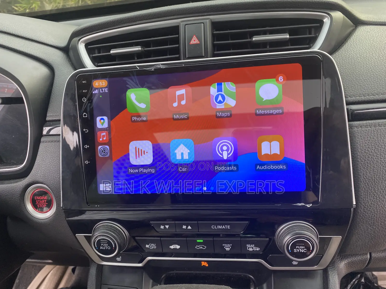 Honda CR-V 2017-20 Carplay Android Screen