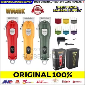 Yellow Full Metal Body Wmark Rechargeable Barbering Machine