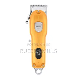 Yellow Full Metal Body Wmark Rechargeable Barbering Machine