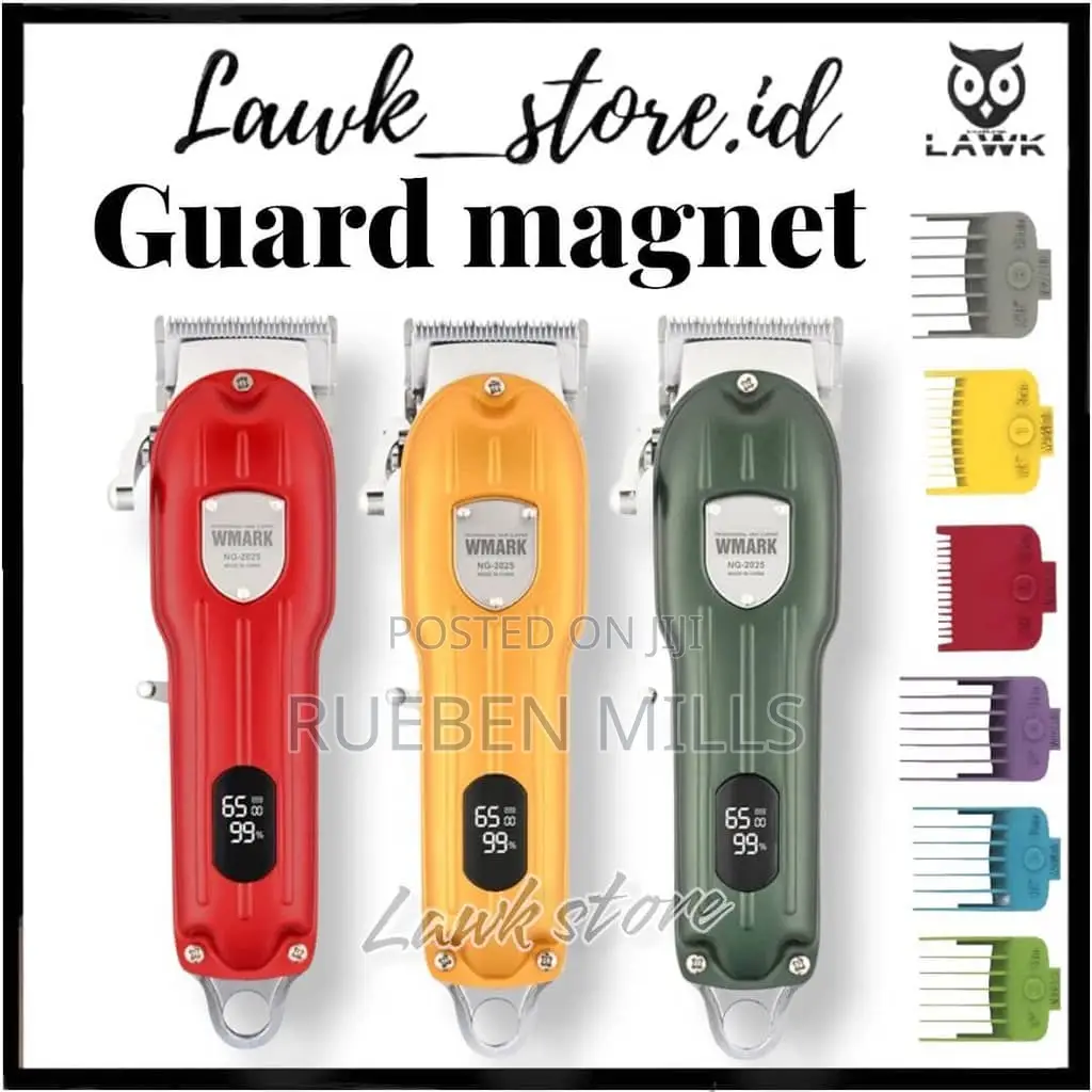 Yellow Full Metal Body Wmark Rechargeable Barbering Machine