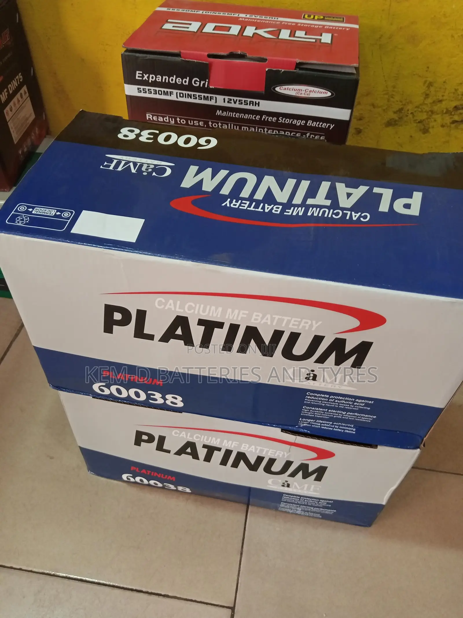 100ah Platinum Car Battery + Free Delivery