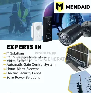 Automatic Gate Electric Security Fencing CCTV Camera Alarms