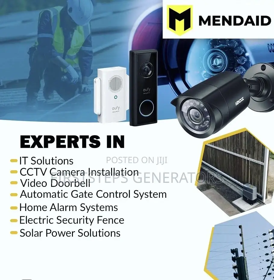 Automatic Gate Electric Security Fencing CCTV Camera Alarms