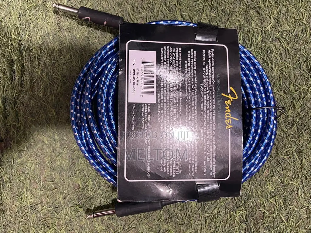 Original Fender Jack to Jack Cable 4metres
