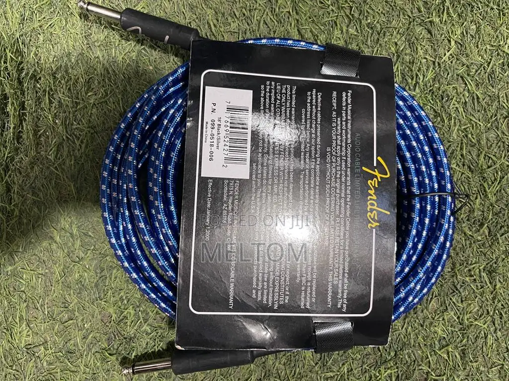 Original Fender Jack to Jack Cable 4metres