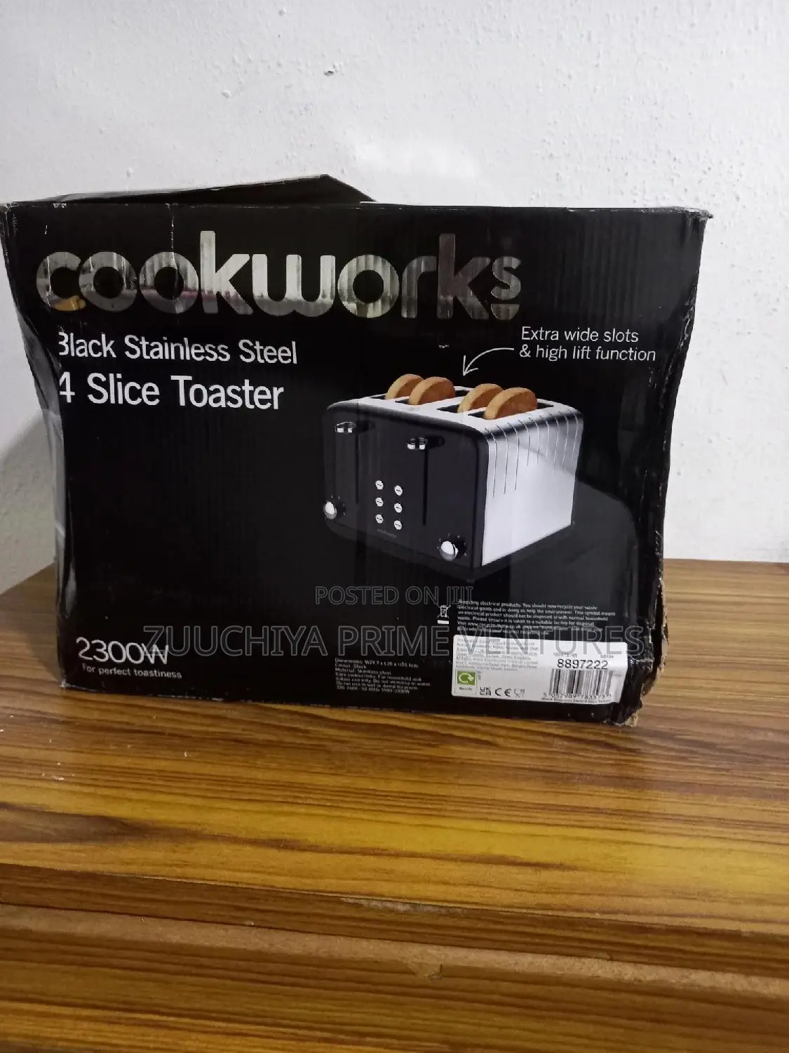 Cookworks 4 Slice Toaster From Uk