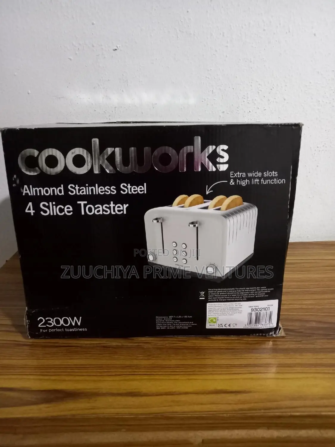 Cookworks 4 Slice Toaster From Uk