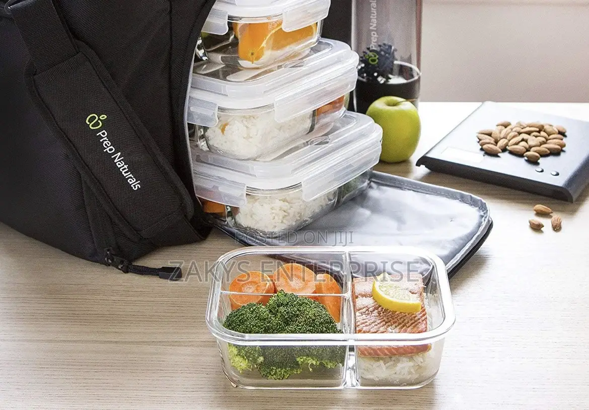 3 Compartment Glass Storage/Lunch Bowl