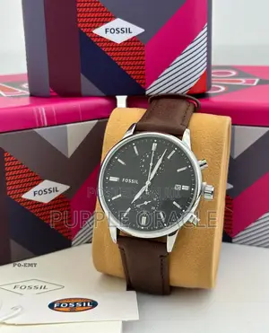 Stay Classy With Unique Fossil Faux Leather Watch for Men