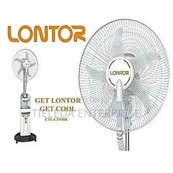Water Mist Rechargeable Floor Fan