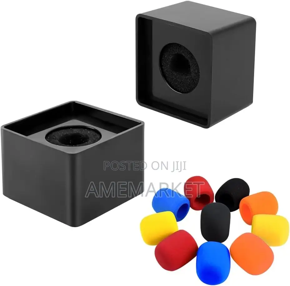 Square Triangle Microphone Station Logo TV Interview