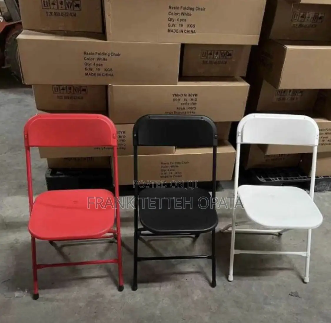 Foldable Flat Back Chairs