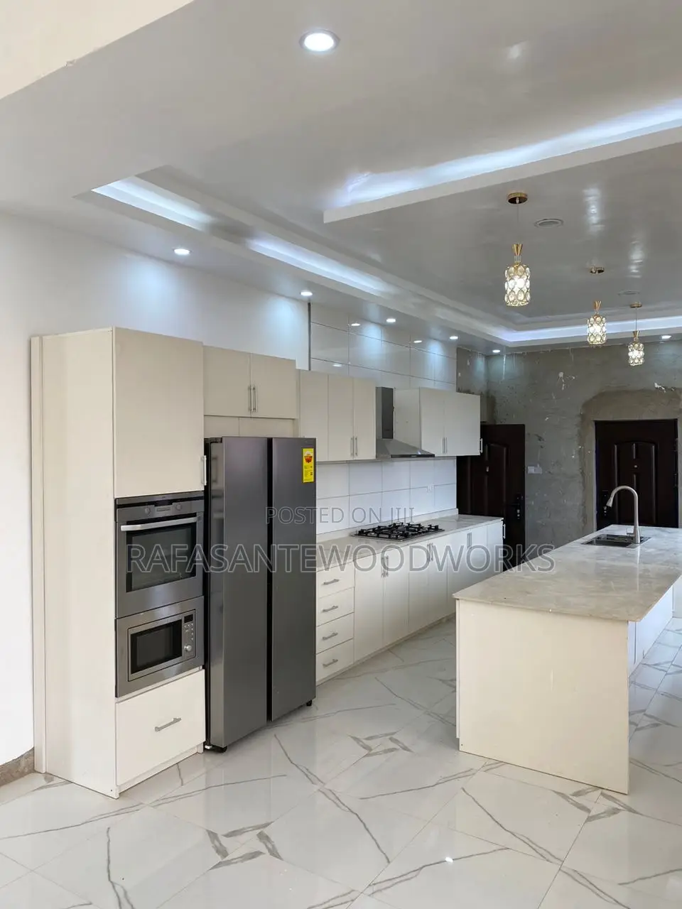RAF Kitchen Cabinet With Laminate Plywood and MDF Board