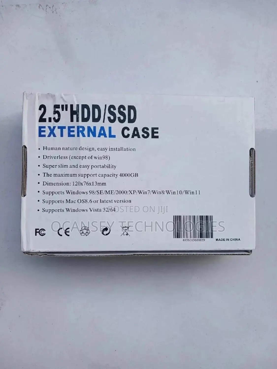 2.5" HDD/SSD USB 3.0 External Case / Enclosure