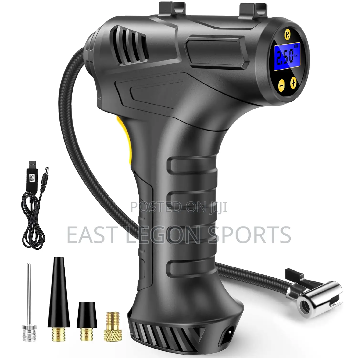 Air Digital Tire Pump Wireless Car Bike Tyre Pressure Rech