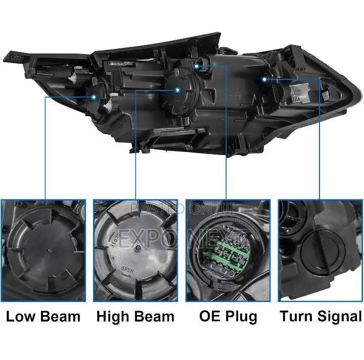 Kia Optima Headlights Assembly Pair 2015-2020