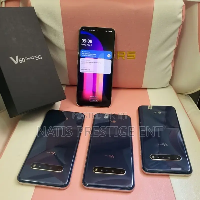 New LG V60 ThinQ 5G UW 128 GB Black