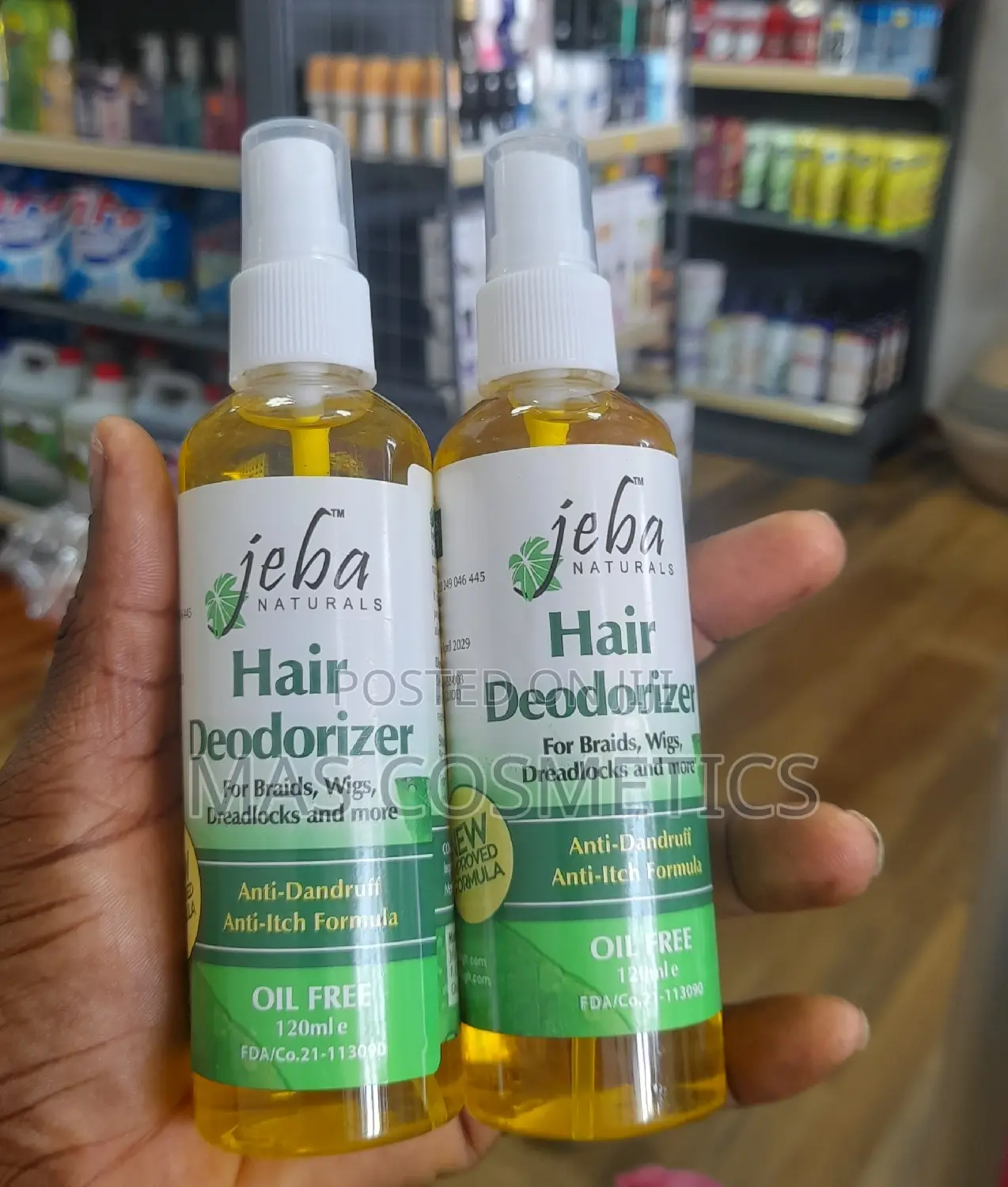 Jeba Naturals Hair Deodorizer Hair Food Cream