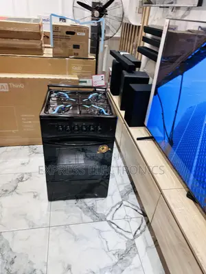 Powerful Stainless Steel Black 50/50 4burner Gas Cooker