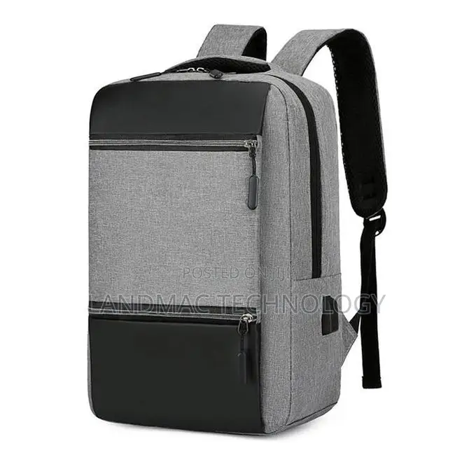 Casual Bag Business Laptop Backpack With USB Charging Port
