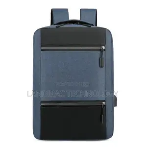 Casual Bag Business Laptop Backpack With USB Charging Port