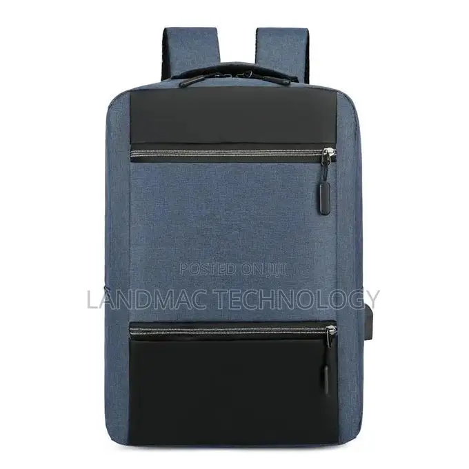 Casual Bag Business Laptop Backpack With USB Charging Port