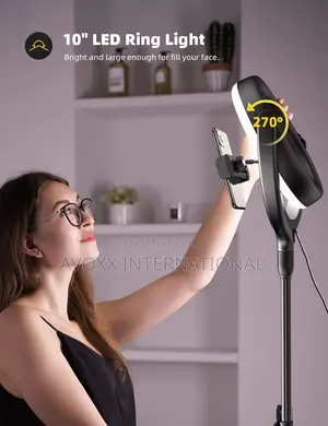 10'' Selfie Ring Light 67'' Tripod Stand - Lamicall Light