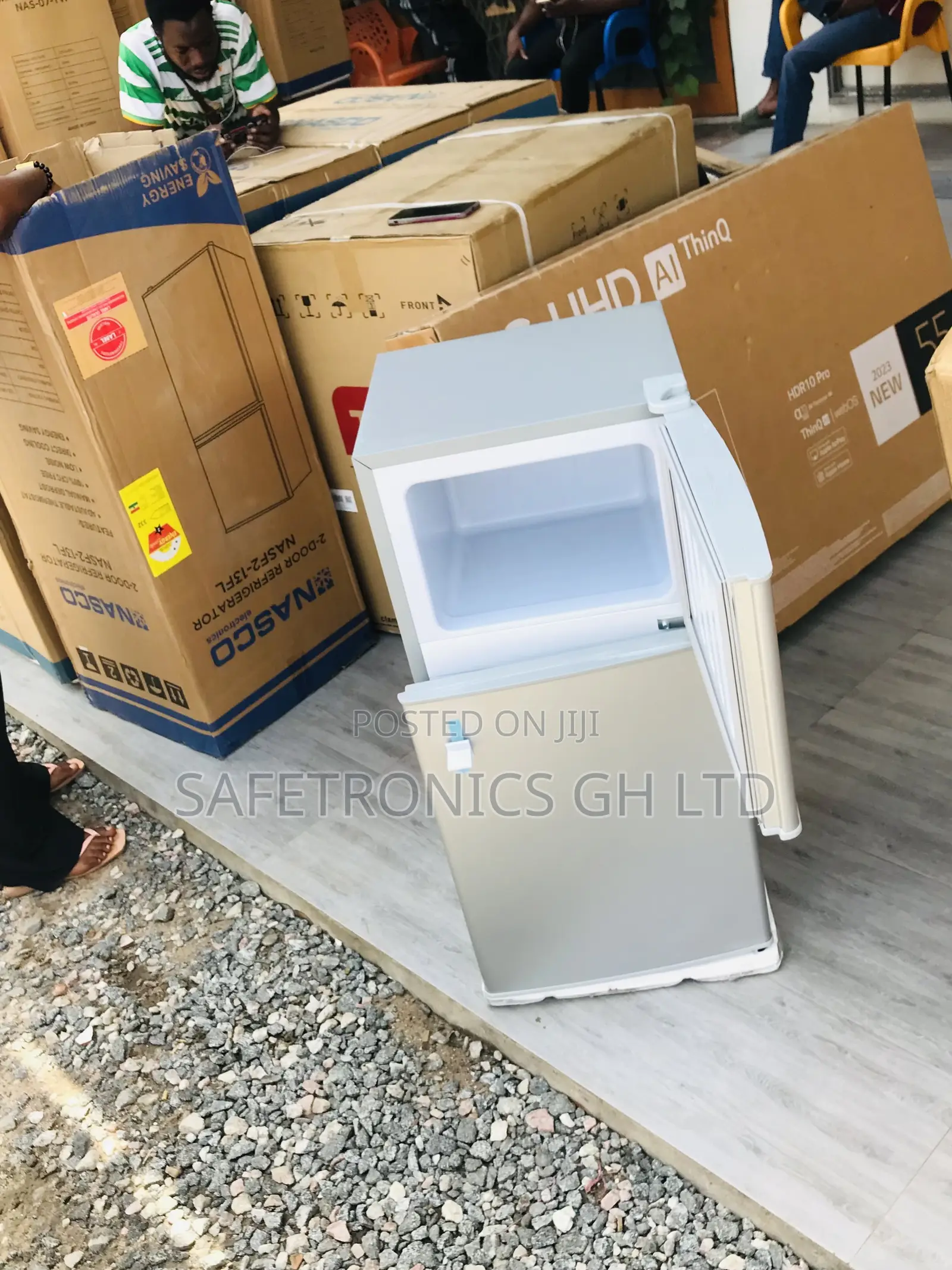 Reliable Nasco Gray Topfreezer Nasf2-13fl Doubedoor Fridge