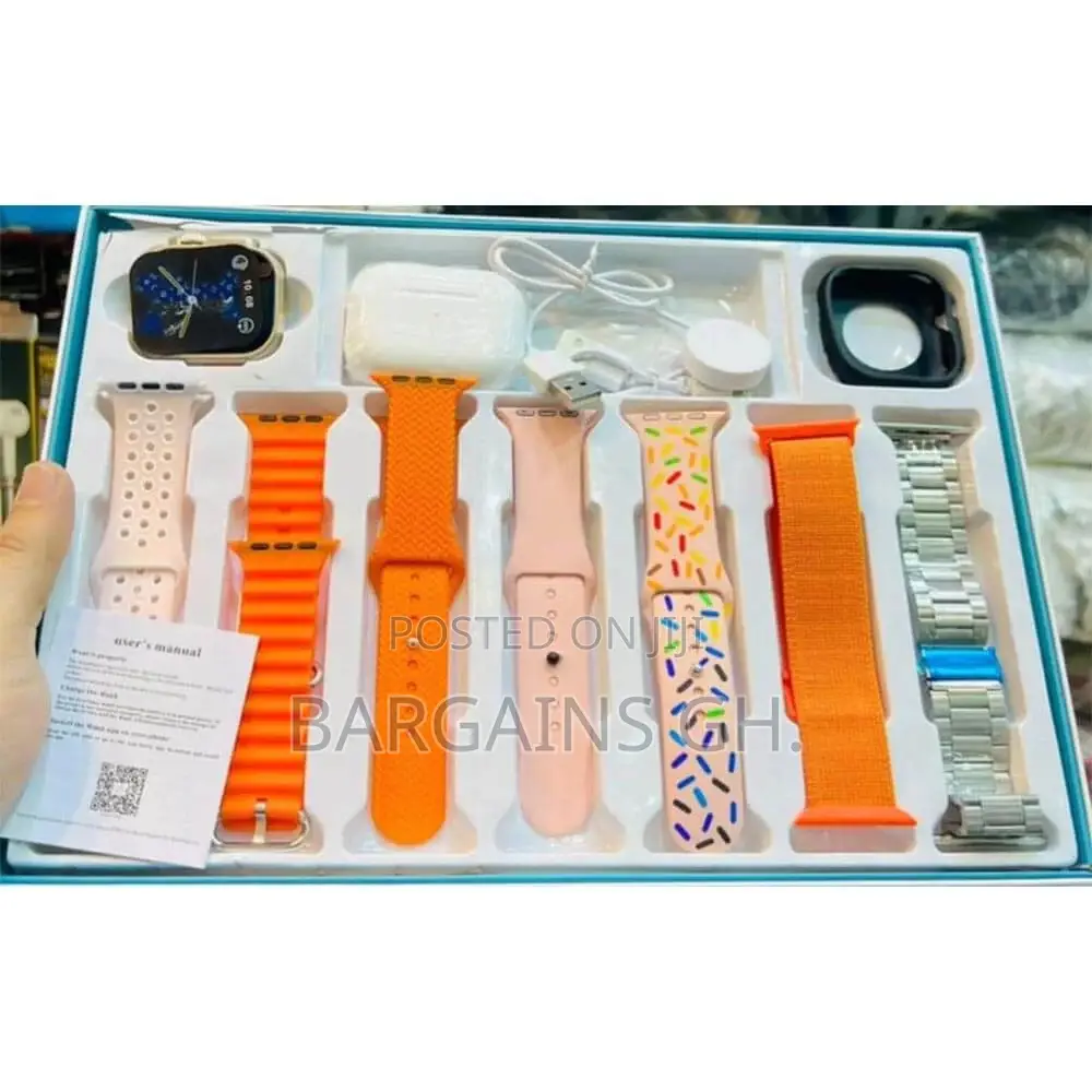 Crown 8 + 1 Ultra Smart Watch With Airpods