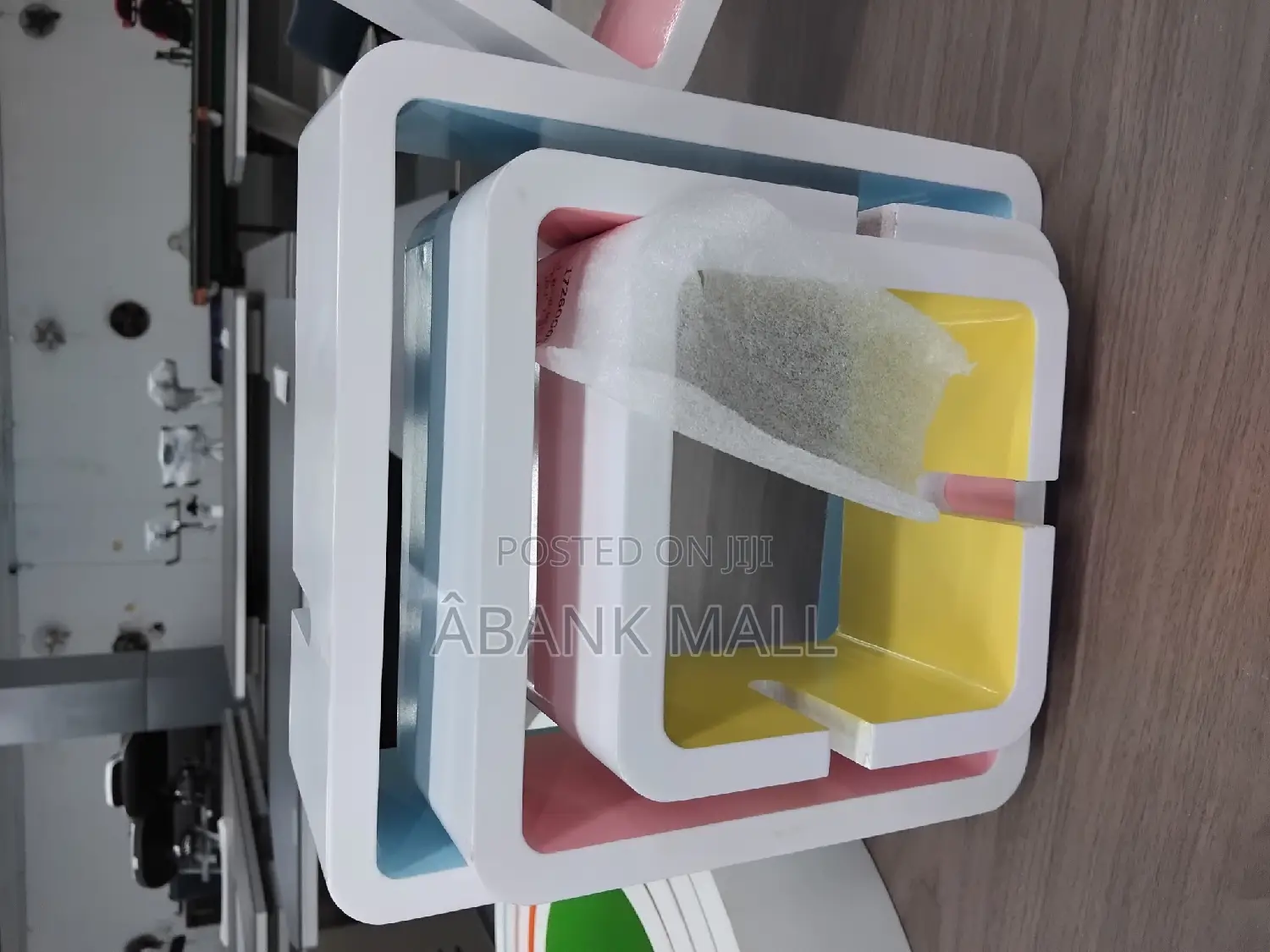 Colourful Designed Wooden Shelves