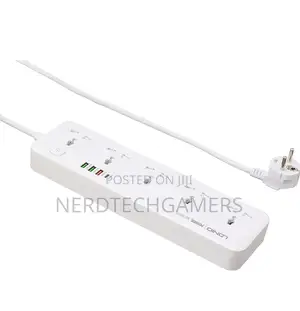 LDNIO SC5415 Surge Fast Charging Power Strip - White