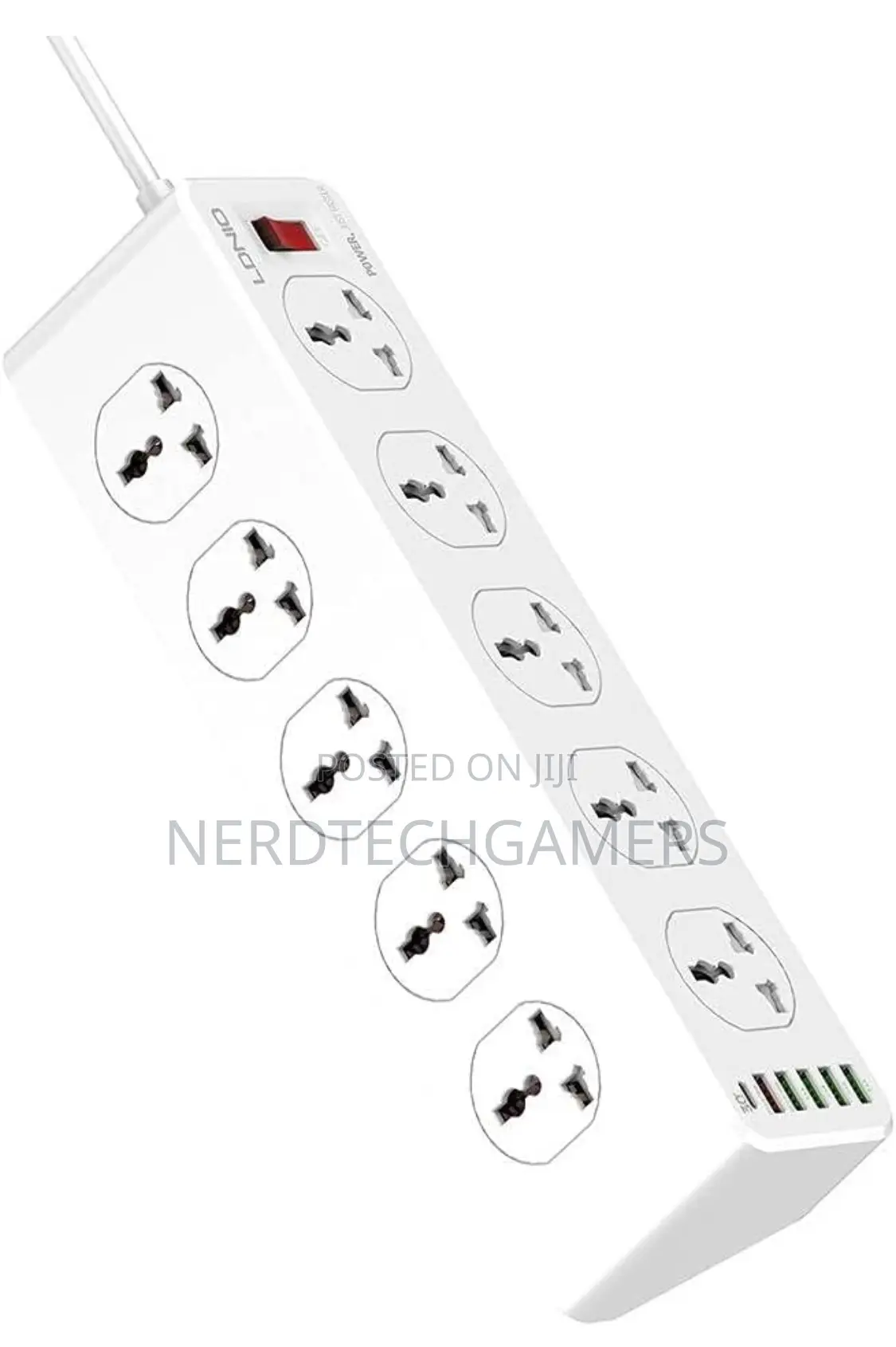 Ldnio Sc10610 2500w 10 Sockets With 5 Usb Ports and 1 Type-