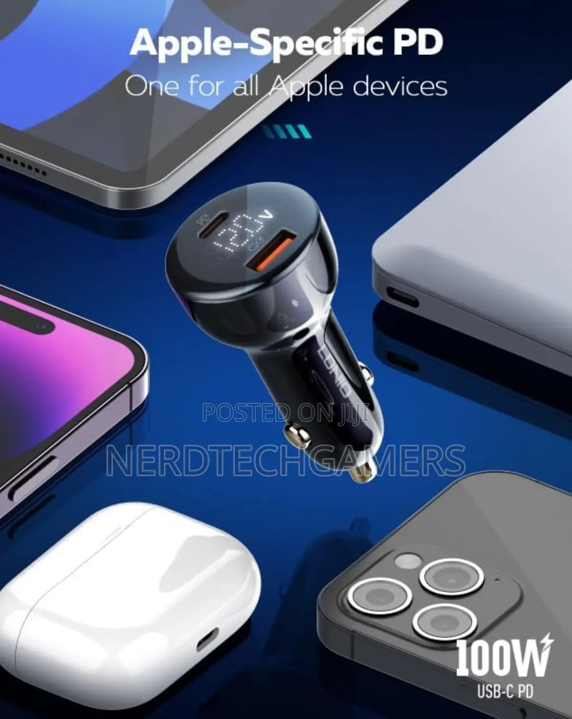 Ldnio C101: 100w Dynamic Car Charger - Brilliant Led Display