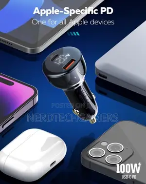 Ldnio C101: 100w Dynamic Car Charger - Brilliant Led Display