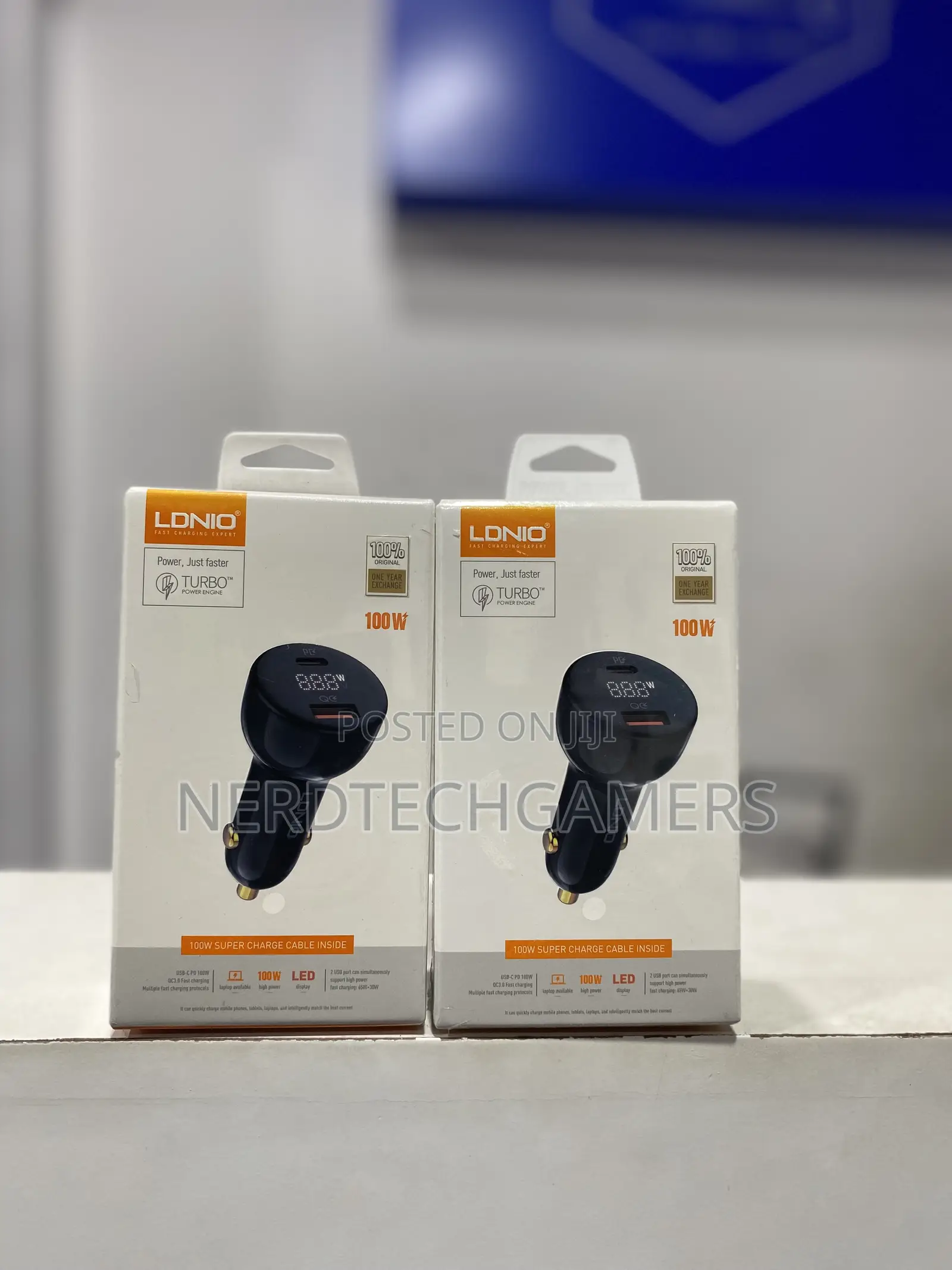 Ldnio C101: 100w Dynamic Car Charger - Brilliant Led Display
