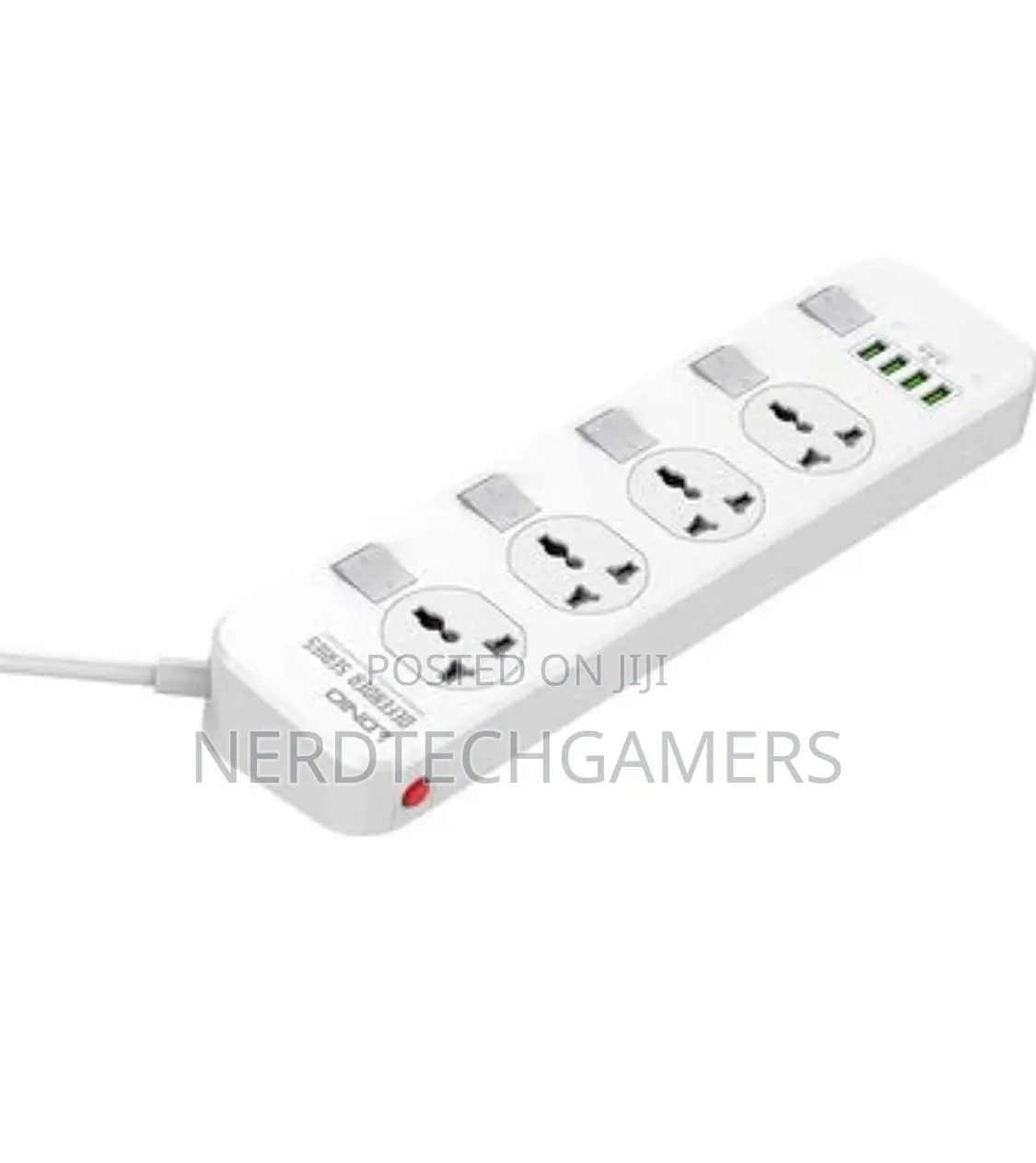 LDNIO 4 USB Power Strip With 5 Sockets Power Socket 10A,