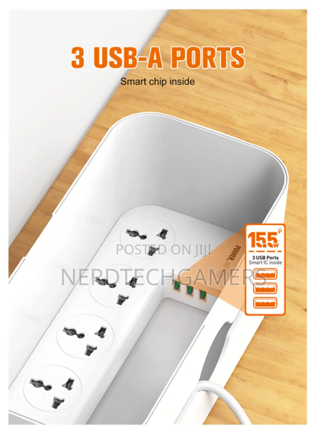 LDNIO SN5311 Universal Management Power Strip Box 5 Sockets
