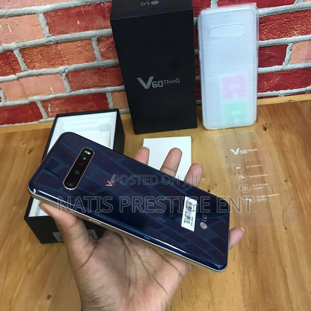 New LG V60 ThinQ 128 GB Black