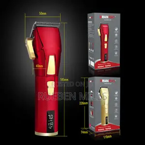 Red Full Metal Body Wmark PRO NG-2036 Barbering Machine