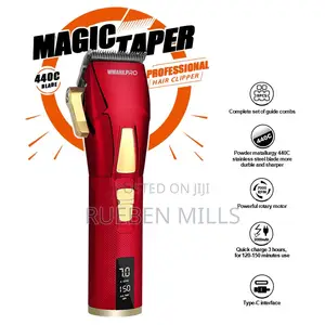 Red Full Metal Body Wmark PRO NG-2036 Barbering Machine