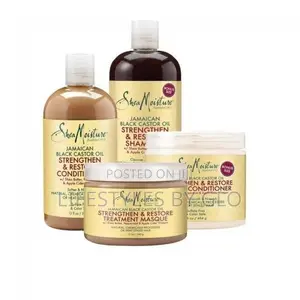 Shea Moisture Jamaican Black Castor Oil Shampoo 4 Pack Combo