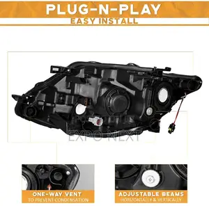 Nissan Rogue Headlights 2017-2019 Pair